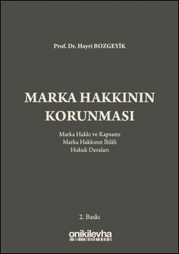 Kitap Kapağı  Marka Hakkının Korunması