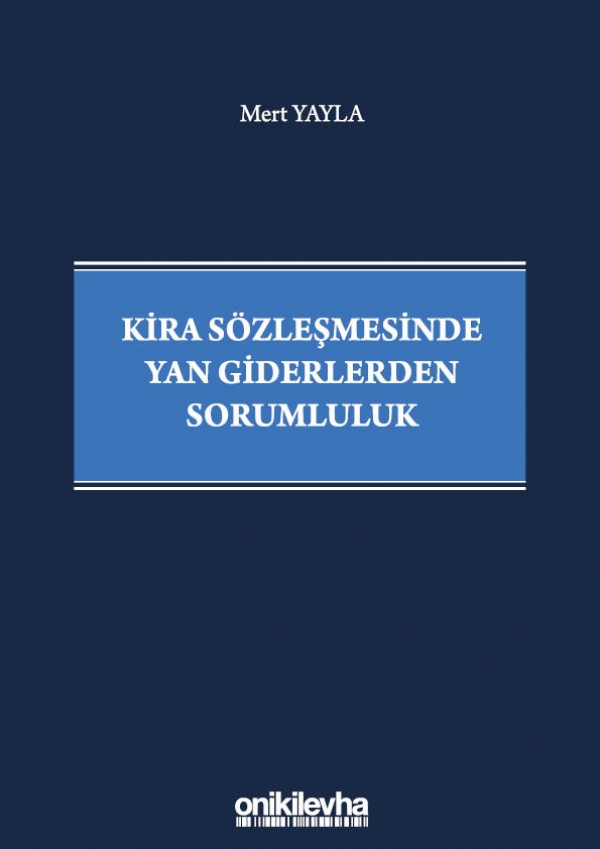Kitap Kapağı  Kira Sözleşmesinde Yan Giderlerden Sorumluluk