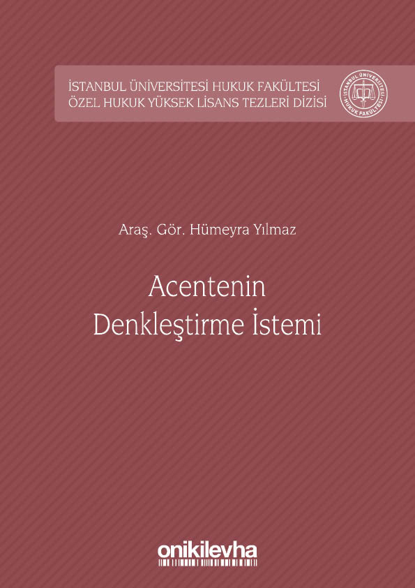 Kitap Kapağı  Acentenin Denkleştirme İstemi