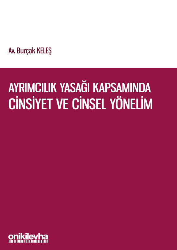 Kitap Kapağı  Ayrımcılık Yasağı Kapsamında Cinsiyet ve Cinsel Yönelim