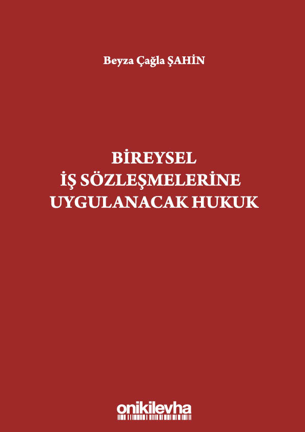Kitap Kapağı  Bireysel İş Sözleşmelerine Uygulanacak Hukuk