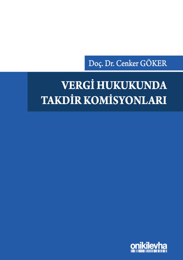 Kitap Kapağı  Vergi Hukukunda Takdir Komisyonları