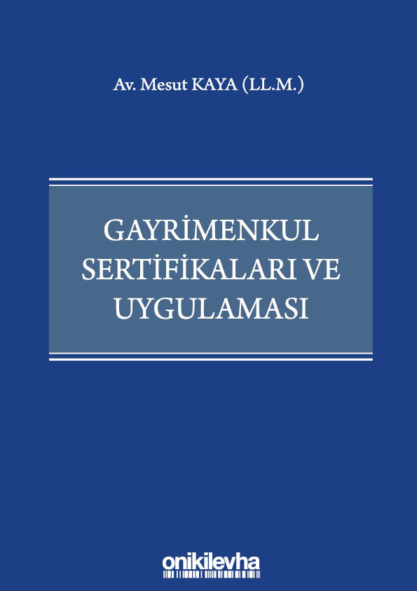 Kitap Kapağı  Gayrimenkul Sertifikaları ve Uygulaması
