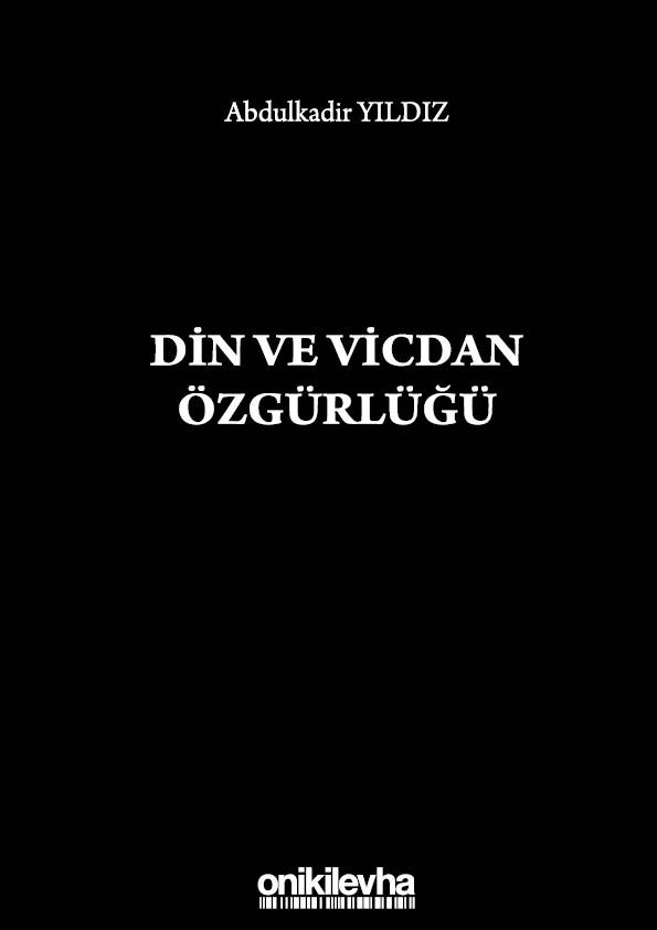 Kitap Kapağı  Din ve Vicdan Özgürlüğü