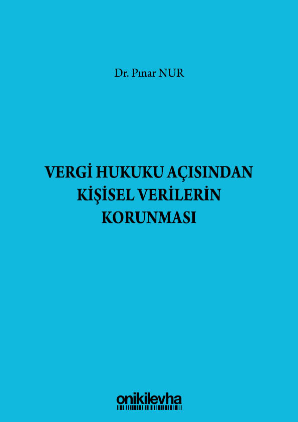 Kitap Kapağı  Vergi Hukuku Açısından Kişisel Verilerin Korunması