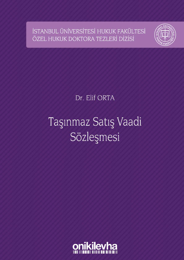 Kitap Kapağı  Taşınmaz Satış Vaadi Sözleşmesi