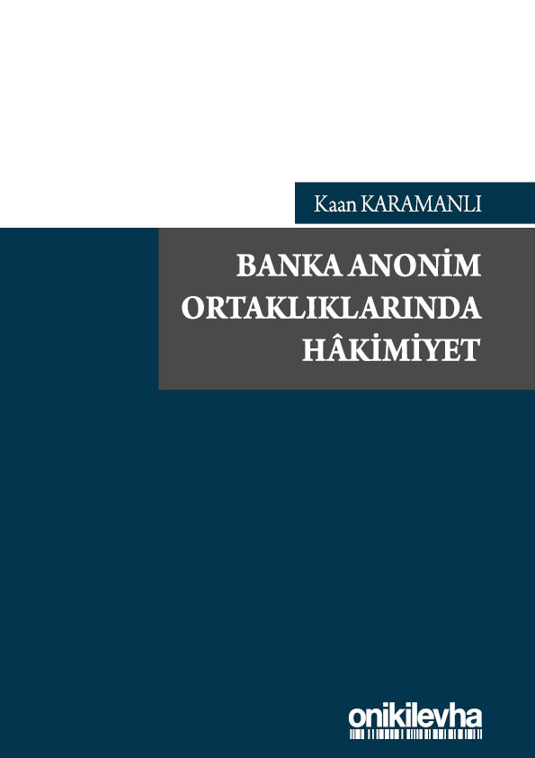 Kitap Kapağı  Banka Anonim Ortaklıklarında Hakimiyet