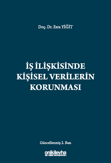 Kitap Kapağı  İş İlişkisinde Kişisel Verilerin Korunması