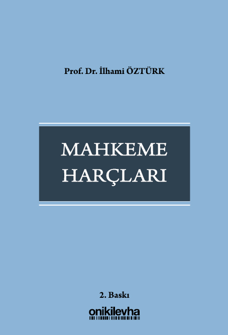 Kitap Kapağı  Mahkeme Harçları