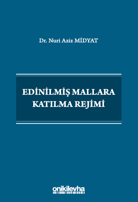 Kitap Kapağı  Edinilmiş Mallara Katılma Rejimi