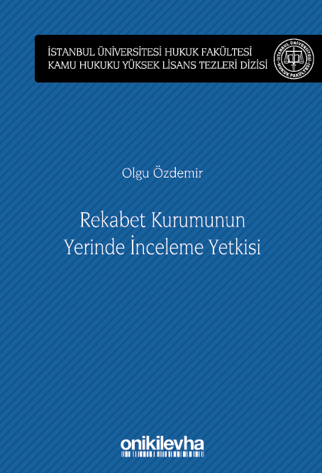Kitap Kapağı  Rekabet Kurumunun Yerinde İnceleme Yetkisi