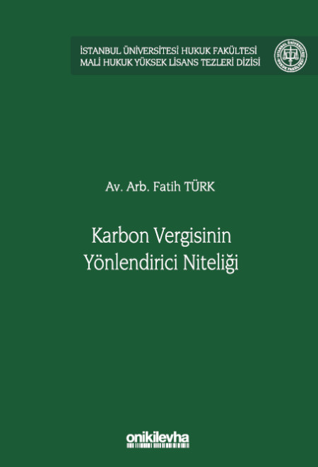 Kitap Kapağı  Karbon Vergisinin Yönlendirici Niteliği