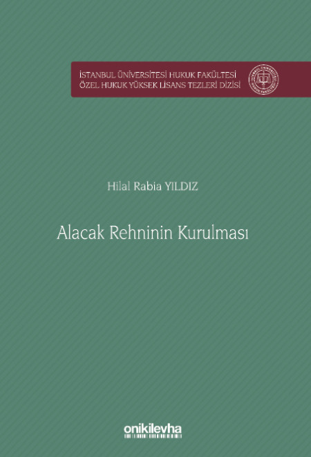Kitap Kapağı  Alacak Rehninin Kurulması