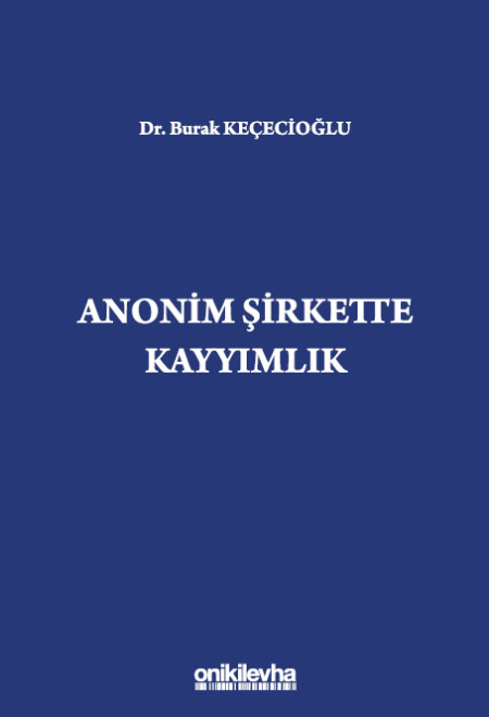 Kitap Kapağı  Anonim Şirkette Kayyımlık