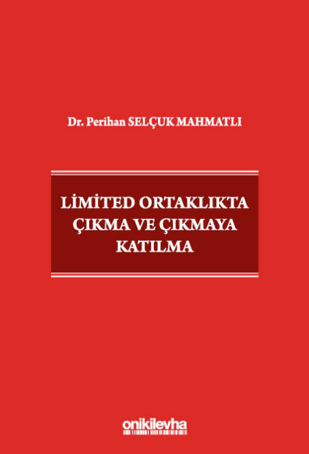 Kitap Kapağı  Limited Ortaklıkta Çıkma ve Çıkmaya Katılma