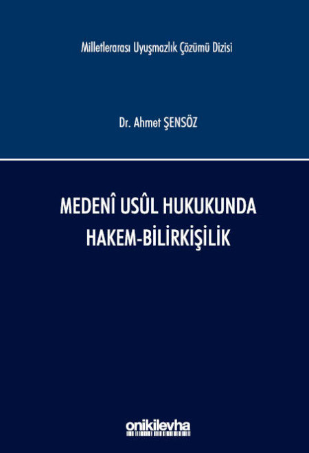 Kitap Kapağı  Medeni Usul Hukukunda Hakem-Bilirkişilik