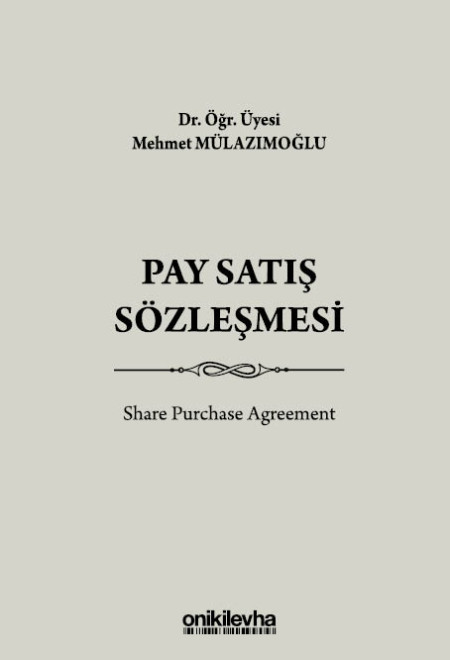 Kitap Kapağı  Pay Satış Sözleşmesi