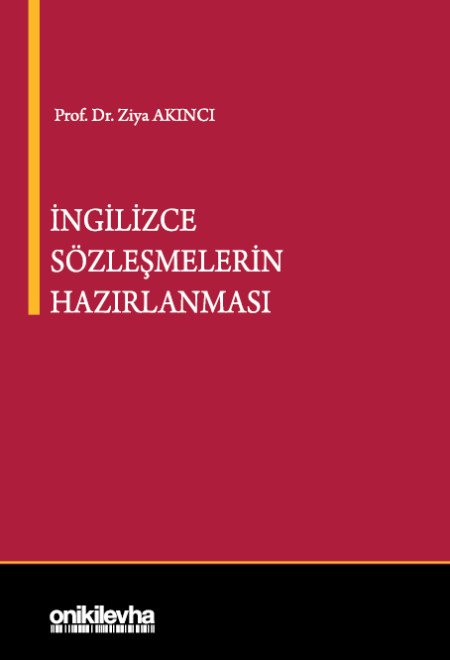 Kitap Kapağı  İngilizce Sözleşmelerin Hazırlanması